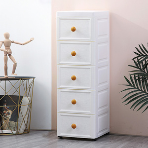 Pp 5 Tier Di Chuyển Nhựa Ngăn Kéo Cho Quần Áo Thủ Công Tủ Kho Trẻ Em Tủ Lưu Trữ Cho Quần Áo Sách Đồ Ăn Nhẹ Đồ Chơi - Product Image 2