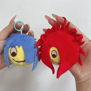 พวงกุญแจตุ๊กตาปรับแต่งได้ทั้งภายในและภายนอก-พวงกุญแจตัวละครให้ความสุขและความโกรธสำหรับแฟนๆและวัยรุ่นเหมาะเป็นอุปกรณ์เสริมกระเป๋าของขวัญ - Product Image 1