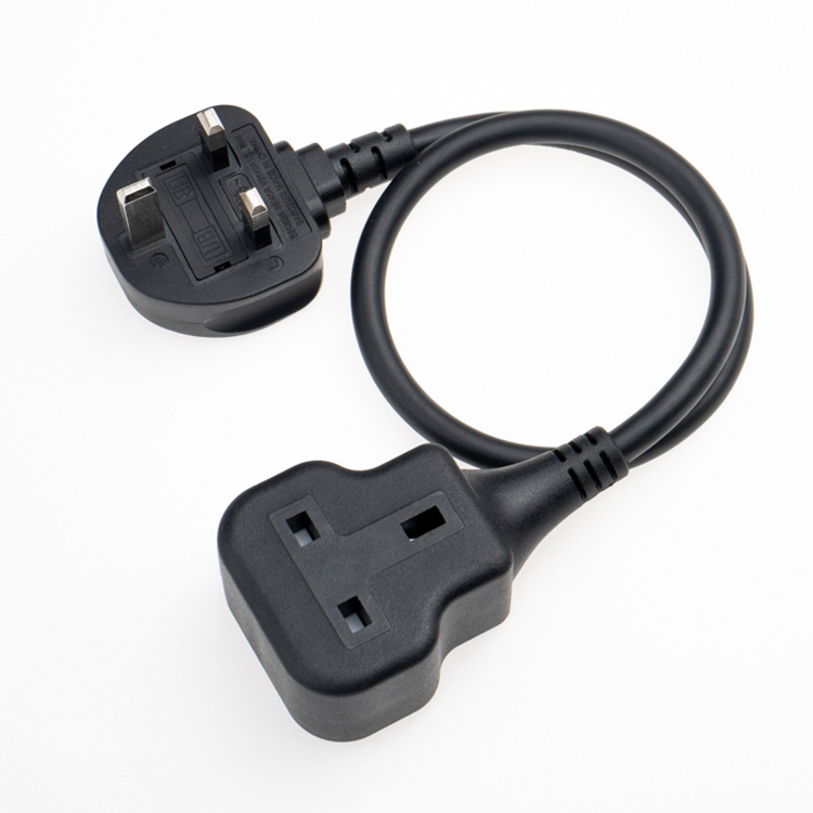 UK 3Pin Plug <strong>Extension</strong> <strong>Lead</strong> <strong>1M</strong> 1.8M 3M 250V 13A <strong>Single</strong> 1 Way Gang Power <strong>Extension</strong> <strong>Socket</strong> Cable for Home Office Use