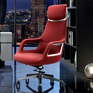 Sedia Direzionale Ergonomica Girevole con <span class=keywords><strong>Schienale</strong></span> <span class=keywords><strong>Alto</strong></span>, Supporto Lombare Reclinabile, Braccioli, Arredamento Moderno per Ufficio, Capo, Manager, Sala Conferenze - Product Image 6