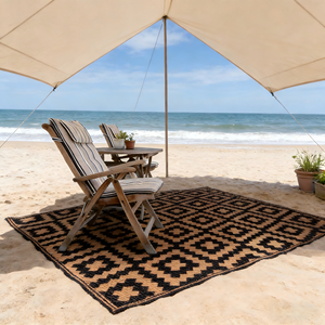 Tapis de camping écologique et tendance, portable, imperméable, résistant à l'humidité, durable, tapis de voyage pour la plage - Product Image 2