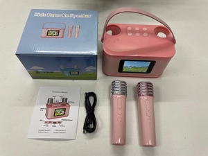 เครื่องคาราโอเกะไร้สายแบบพกพาขนาดเล็ก ชาร์จไฟได้ พร้อมไมโครโฟน 2 ตัว ของขวัญคริสต์มาสสำหรับเด็ก ไมโครโฟนคาราโอเกะสำหรับเด็ก ลำโพงไร้สาย - Product Image 6