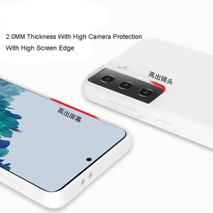 Bán Buôn Silicone Cao Su Lớp Phủ Trống Điện Thoại Trường Hợp Trắng 2 Mét Chống Sốc Chất Lượng Cao Mềm Di Động Bìa Điện Thoại Di Động Trường Hợp - Product Image 4