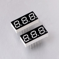 Tube numérique LED XR-S2831AR-BR 0,28 pouce 3 chiffres Cathode commune Anode commune Haute luminosité Lumière rouge Montage traversant