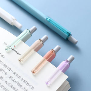 快干0.5高外观等级简单签名蓝色墨水刷笔塑料材料中性压头黑色测试笔 - Product Image 4