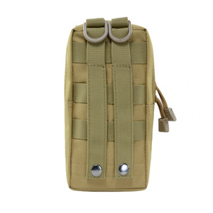 Sac de taille tactique Molle de 13 pouces, couleur unie, poche intérieure à fermeture éclair pour le cyclisme, les sports de plein air, pour hommes, printemps 2023 - Product Image 4