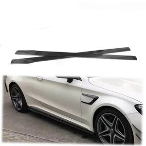 Extensiones de Faldones Laterales de Fibra de Carbono W205 C63 para Mercedes-Benz Clase C AMG 2015-2017, Kits de Carrocería, Piezas de Automóvil - Product Image 1