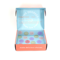 Boîte postale ondulée pliable avec logo et design personnalisé en gros Boîte postale d'enveloppe pour sous-vêtements Boîte d'emballage