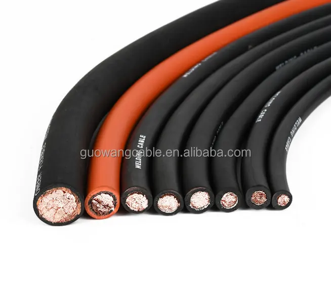300amp 400amp Welding Cable Low Voltage Cable Connector for Welding Machine Rubber Coated Electrical Wire