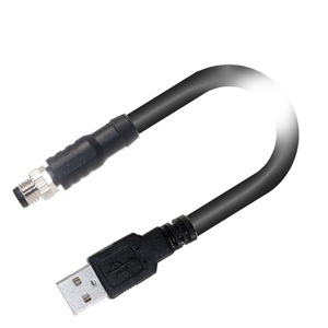 Đầu Nối Cáp Bọc Ngoài M8 M12 3 4 5pin Đực Cái Sang <span class=keywords><strong>USB</strong></span> Chống Nước - Product Image 3