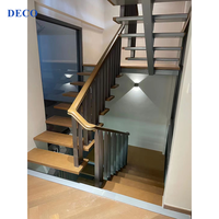 Holztreppe Lieferant moderne Innentreppe mit Holz stufen maßge schneiderte Innentreppen