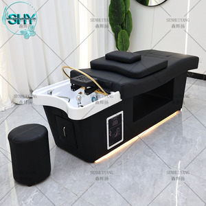 Cama multifunción para lavado de cabello de salón, silla de lavado, mesa de masaje y cama Facial, cama de champú de masaje Tailandés con circulación de agua - Product Image 4