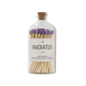 Produce customized 3 inch matches in a glass jar