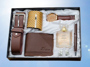 ชุดของขวัญสำหรับผู้ชายปี 2024 ประกอบด้วยน้ำหอม นาฬิกา กระเป๋าสตางค์ เข็มขัด ปากกา สำหรับวันวาเลนไทน์ คริสต์มาส วันรับปริญญา ด้วยเทคนิคการพิมพ์ UV - Product Image 6