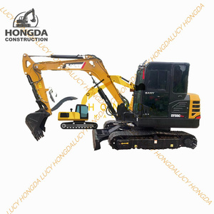 Nouvel arrivage de mini-pelles Sany SY55 SY60 SY75C SY26U avec une capacité de godet de 3m 6 tonnes SY60C pour les opérations de mini pelleteuse - Product Image 6