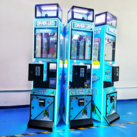 Mini-grue d'arcade personnalisée à monnayeur, distributeur de jouets avec super griffe, en métal et plastique