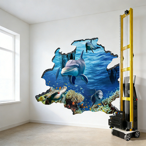 Impresora de Pared con Ruedas LC-A2 de Alta Definición de 2.2m/2.5m/3.2m, Dibujo Automático de Pinturas y Arte Mural, Egg XP600 - Product Image 1