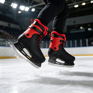 Patins à glace pour adultes, étudiants, débutants, bottes de patinage en acier au carbone pré-affûtées, taille 36-45 - Product Image 3