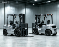 Kleiner Güterhubwagen RXC CPD30 3-Tonnen-Blei-Säure-Gabelstapler mit Anti-Rutsch-Handbremssystem