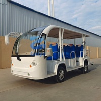 Bus électrique touristique pour stations balnéaires, bus de tourisme à énergie nouvelle, véhicule électrique grande capacité pour campus universitaires