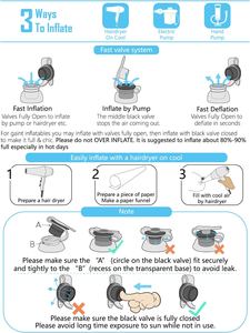 Aufblasbare Pools chw immer: Ride On Raft Floats für Erwachsene und Kinder-Große aufblasbare <span class=keywords><strong>Pool</strong></span> flöße Niedliches Tier pools pielzeug - Product Image 6