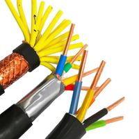 Cable Eléctrico Flexible KVV con Conductor de Cobre, Tipo Royal Cord, RVV de 2, 3, 4 y 5 Núcleos, 0.75, 1, 1.5, 2.5, 4 y 6 mm, Cable de Alimentación