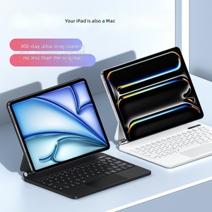 Funda con Teclado Mágico, Botón Silencioso, Adsorción Magnética, Panel Táctil Estable, Carga Rápida para <span class=keywords><strong>iPad</strong></span> <span class=keywords><strong>Pro</strong></span> 11, <span class=keywords><strong>iPad</strong></span> 10.<span class=keywords><strong>9</strong></span>, 13 <span class=keywords><strong>Pro</strong></span>, <span class=keywords><strong>12</strong></span>.<span class=keywords><strong>9</strong></span> - Product Image 4