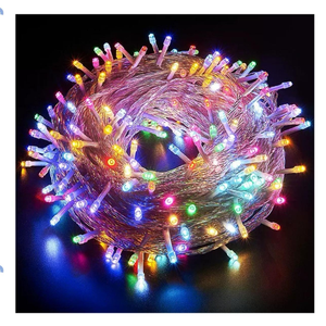 300 LED caldo bianco cascata luci di stringa per interni/esterni decorazioni da giardino per feste 10m di lunghezza IP65/67 di plastica per eventi - Product Image 1