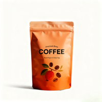Sachets de thé au lait à haute barrière de protection, personnalisables avec impression sur mesure, sachets à fond plat pour café