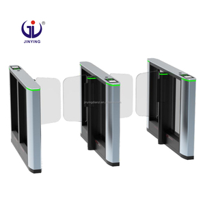 Hot bán nhà máy sản xuất ngoài trời cho người đi bộ rào cản kiểm soát truy cập lối vào nhanh chóng thông minh cổng turnstile Flap rào cản cổng - Product Image 5