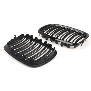 Nouvelle calandre noire brillante à double ligne pour X5 E70, aérations de moteur, remplacement de pare-chocs en plastique ABS, origine Jiangsu - Product Image 3