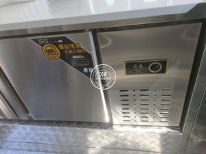 सिंक कोल्ड टेबल कैश दराज के साथ 2.2 मीटर गुलाबी मोबाइल फूड ट्रेलर और हम मानक 110 वी सॉकेट कस्टम स्नैक कार्ट बिक्री के लिए - Product Image 6