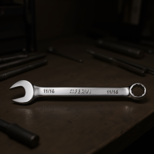 ประแจรวมเฟอร์วี 11/16 นิ้ว ชุบโครเมียม ขัดเงา - Product Image 3