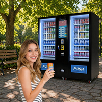 Distributeur automatique de boissons et de collations RUNYANG personnalisé, à monnayeur, pour l'extérieur, pour aliments et boissons