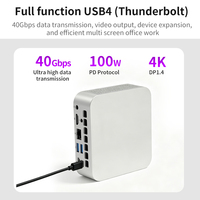 Mini PC Intel Core I3 304 Baru 12GB 512GB Portabel Hemat Daya Siap 4K Mendukung Tiga Layar Cocok untuk Pekerjaan Kantor dan Penggunaan di Rumah