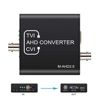 Convertisseur vidéo 4-en-1 Composite CVBS AHD TVI CVI vers HDMI Adaptateur supportant le câble BNC vers HDMI VGA BNC(CVBS) pour caméra/DVR
