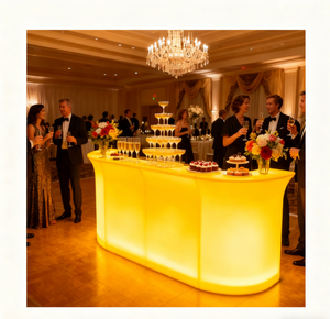 Barra de <span class=keywords><strong>Bar</strong></span> LED Portátil Moderna y Brillante con Construcción de Plástico para el Hogar, Centros Comerciales y Eventos al Aire Libre - Product Image 1