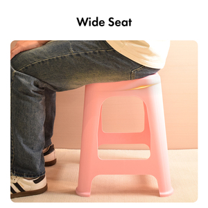 Modern Commercial Grade Stackable Plastic Chair <b>with</b> Solid <b>Back</b> and Fine Grain Detail Easy to Store and Clean - Product Image 4