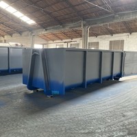 Conteneur à crochets pour ferraille métallique de 20 m³ – Conteneur à crochets pour déchets, conteneur roll-on/off