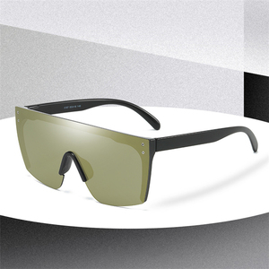 Kenbo-Lunettes de soleil de cyclisme en plein air de haute qualité, surdimensionnées, monobloc, monobloc, blanches, protection solaire, 2021 - Product Image 5