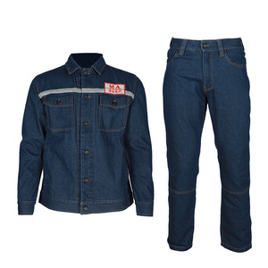 เสื้อแจ็คเก็ตทำงานกันไฟ Ma Safety ผ้าฝ้าย 100% มาตรฐานแห่งชาติ สำหรับงานเคมี เหมืองแร่ ปิโตรเลียม เครื่องมือไฟฟ้า แบบแยกชิ้น - Product Image 5