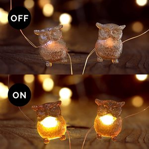 Tùy chỉnh 20 LED ấm đêm đèn IP44 đánh giá nhà trang trí Owl và cổ tích đèn từ nhà cung cấp - Product Image 4