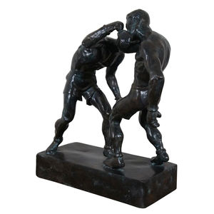 ขายส่งเรซินโบราณที่กำหนดเองมวยไทยที่ทำด้วยมือวินเทจมวยรูปแกะสลัก - Product Image 6