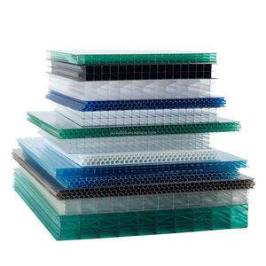 Mutiwall 4 lớp 3 lớp B1 lớp PC Bảng điều chỉnh <span class=keywords><strong>Polycarbonate</strong></span> tấm rỗng cho nhà kính - Product Image 1