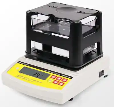 AU-200K 0.001g/cm3 Top Precision Digital Electronic Precious Metal Gold  Purity Tester Analyser with 200g Karat Gold Platinum Silver Jewelry  Materials Density Meter Testing Machine 