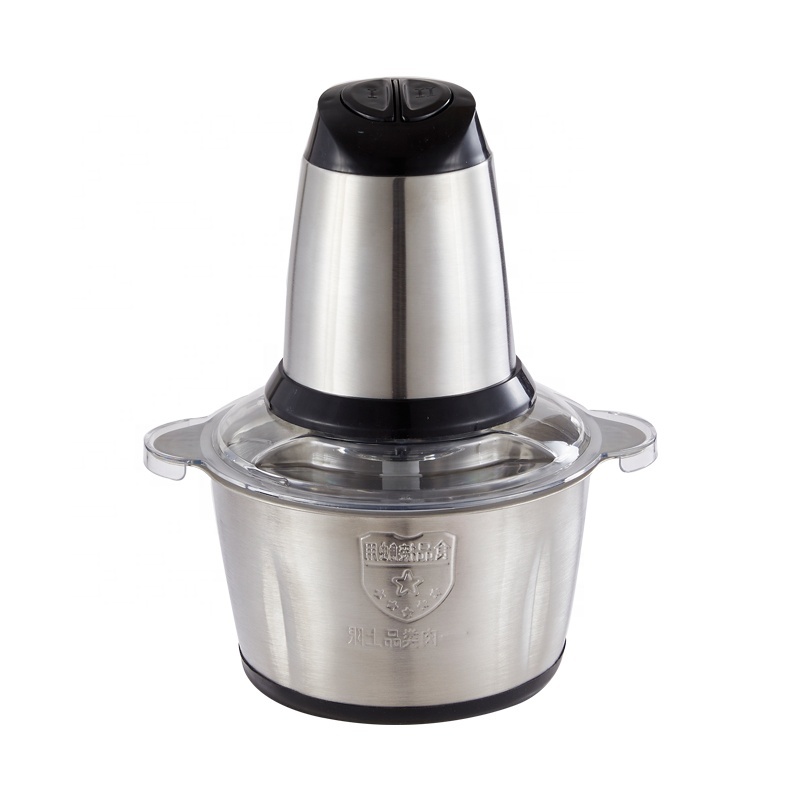 2025 Best-selling Commercial Boutique Stainless Steel Chopper 2l 3l 300w Home Kitchen Cheap Price Electric Meat Grinder Machine