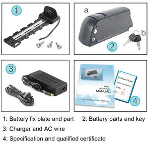 Baterai Sepeda Kustom 36V 48V 52V 72V 10ah 15ah 17.5ah Paket Lithium Ion Baterai Sepeda Listrik - Product Image 2