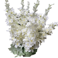 Bunga Delphinium Buatan Tangan dari Sutra Modern Besar 120cm Biru Grosir Pabrik Pernikahan Hari Valentine Paskah Wisuda