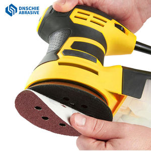 DNSCHIE 350W 5-Zoll Variabler Geschwindigkeit 13000RPM Elektrischer Schleifer mit Aluminiumoxid Klett-Pad für DIY Holz- und Metallpolitur - Product Image 2