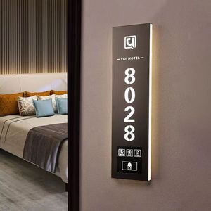 Système de sonnette de <span class=keywords><strong>porte</strong></span> électronique pour hôtel au design moderne Sonnettes filaires et sans fil en acier inoxydable pour appartement Prise d'alimentation - Product Image 1